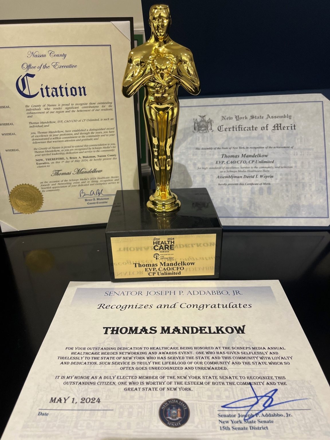 Thomas Mandelkow: 2024 Healthcare Hero - CP Unlimited